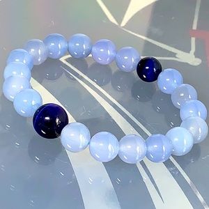 CHALCEDONY STONES NATURAL BRACELET